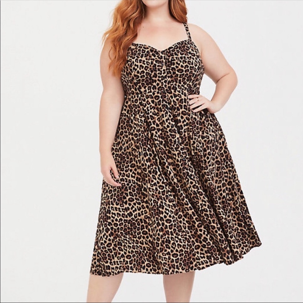 Torrid 1X Leopard Dress 👗